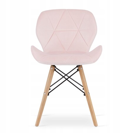 Zestaw Stół+ 4 Krzesła RóżoweDo Jadalni Kuchni Salonu Biura Okrągły Biały