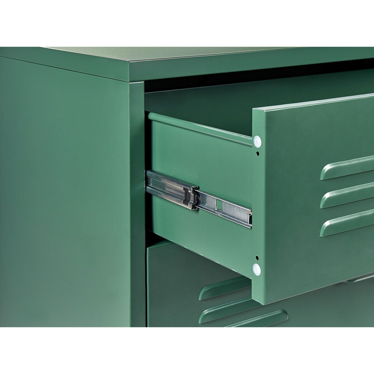 Komoda metalowa zielona ENAGO