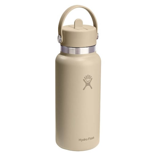 Butelka termiczna (946 ml) Wide Mouth Flex Straw Cap Oat Hydro Flask