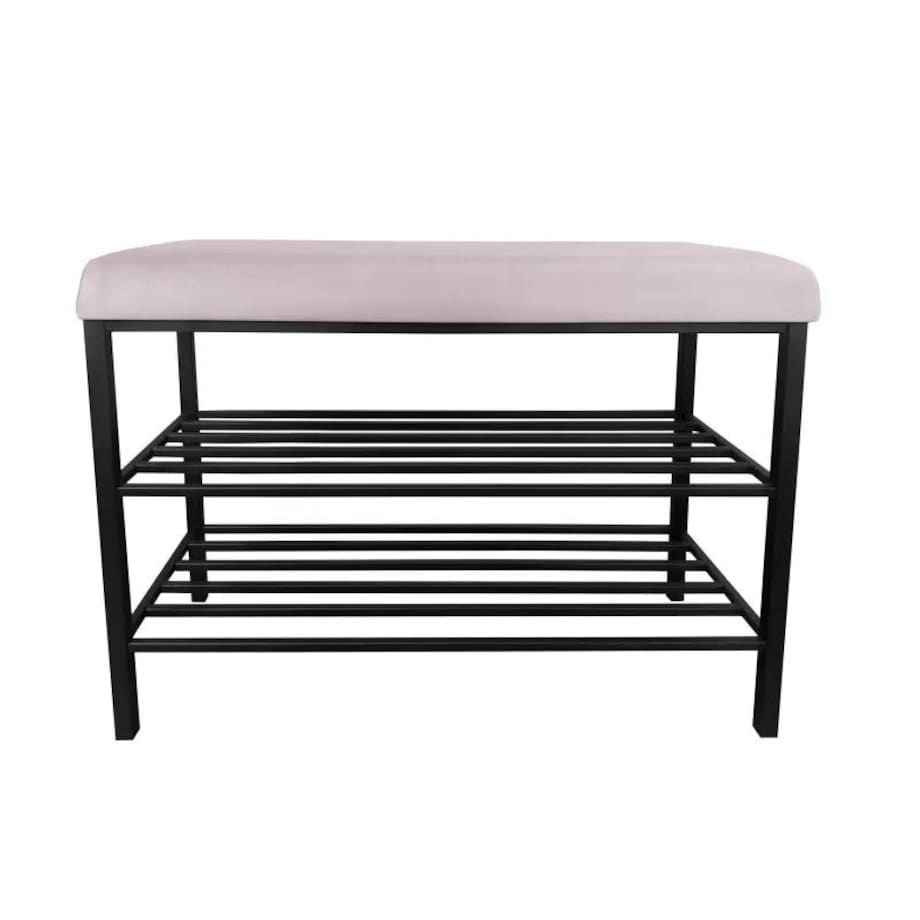 Stojak na buty z siedziskiem GAJA MG55 czarny/różowy