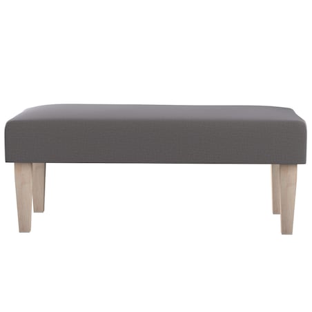 Ławka, brązowy welwet, 100 x 40 x 40 cm, Ingrid