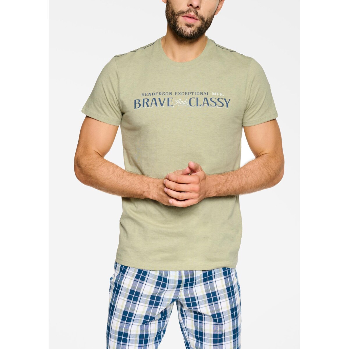 Piżama Proud 39735-65X Miętowa Miętowy, XL