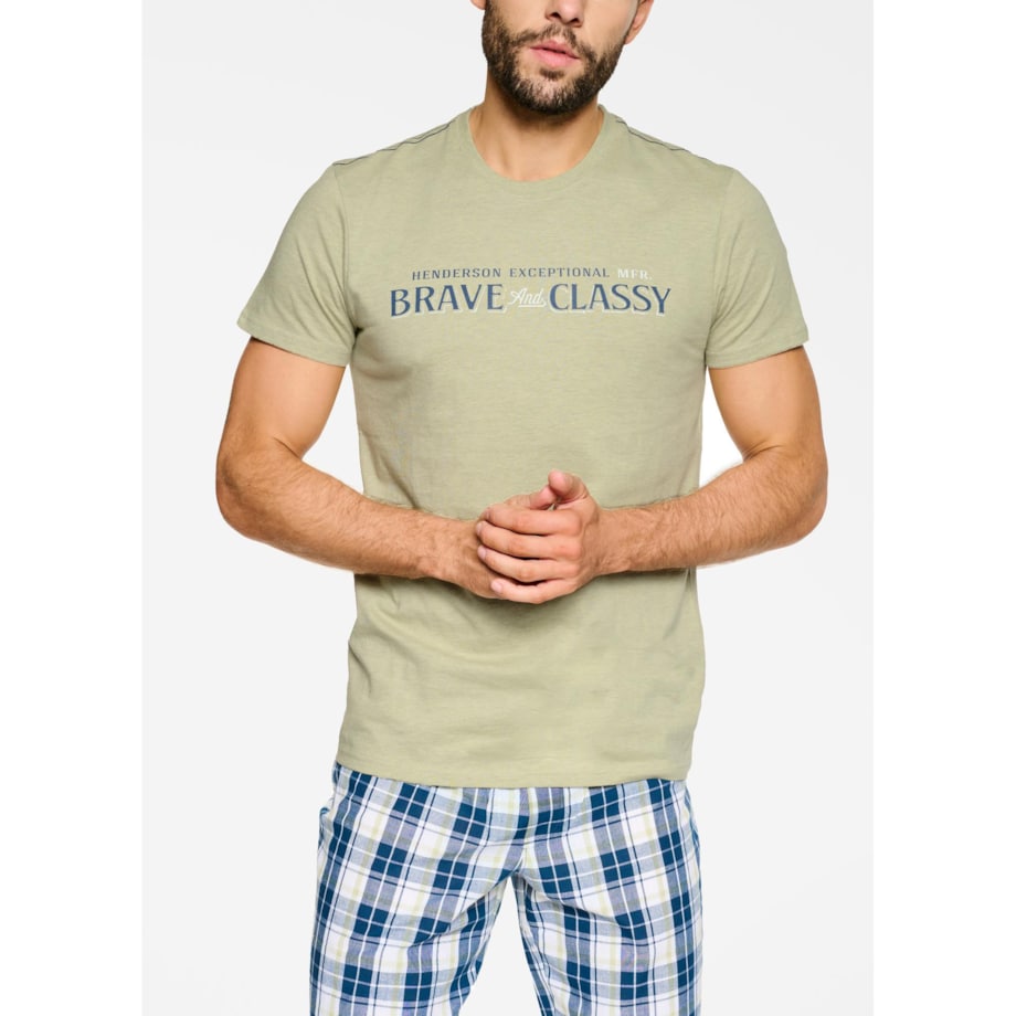 Piżama Proud 39735-65X Miętowa Miętowy, XL