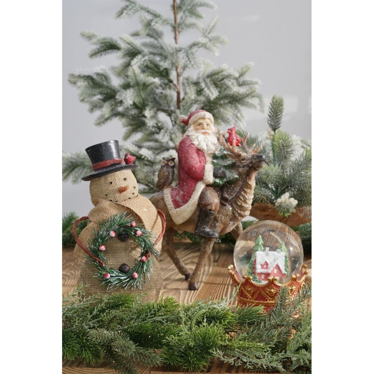 VILLA ITALIA Szklana kula świąteczna z pozytywką wysokość 14 cm HOLY TIME