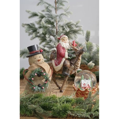 VILLA ITALIA Szklana kula świąteczna z pozytywką wysokość 14 cm HOLY TIME