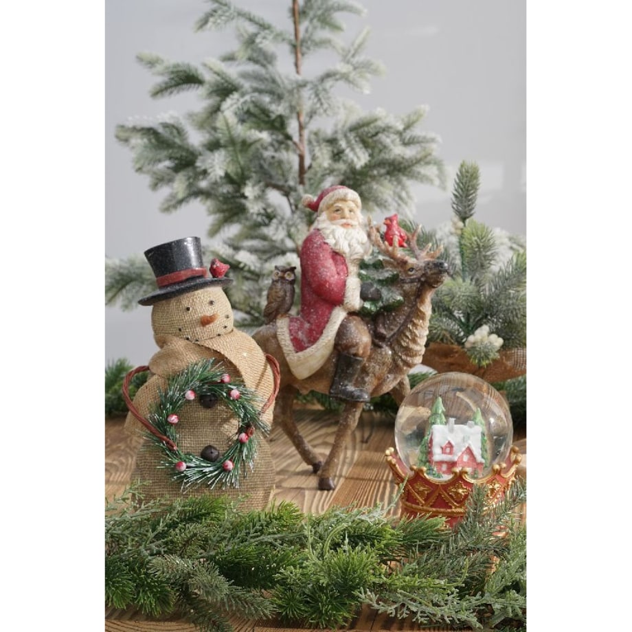 VILLA ITALIA Szklana kula świąteczna z pozytywką wysokość 14 cm HOLY TIME