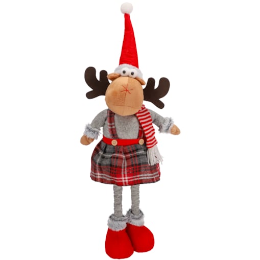 RENIFER świąteczny DUŻY dekoracja świąteczna ŁOŚ skrzat gnom zima JUMIhome