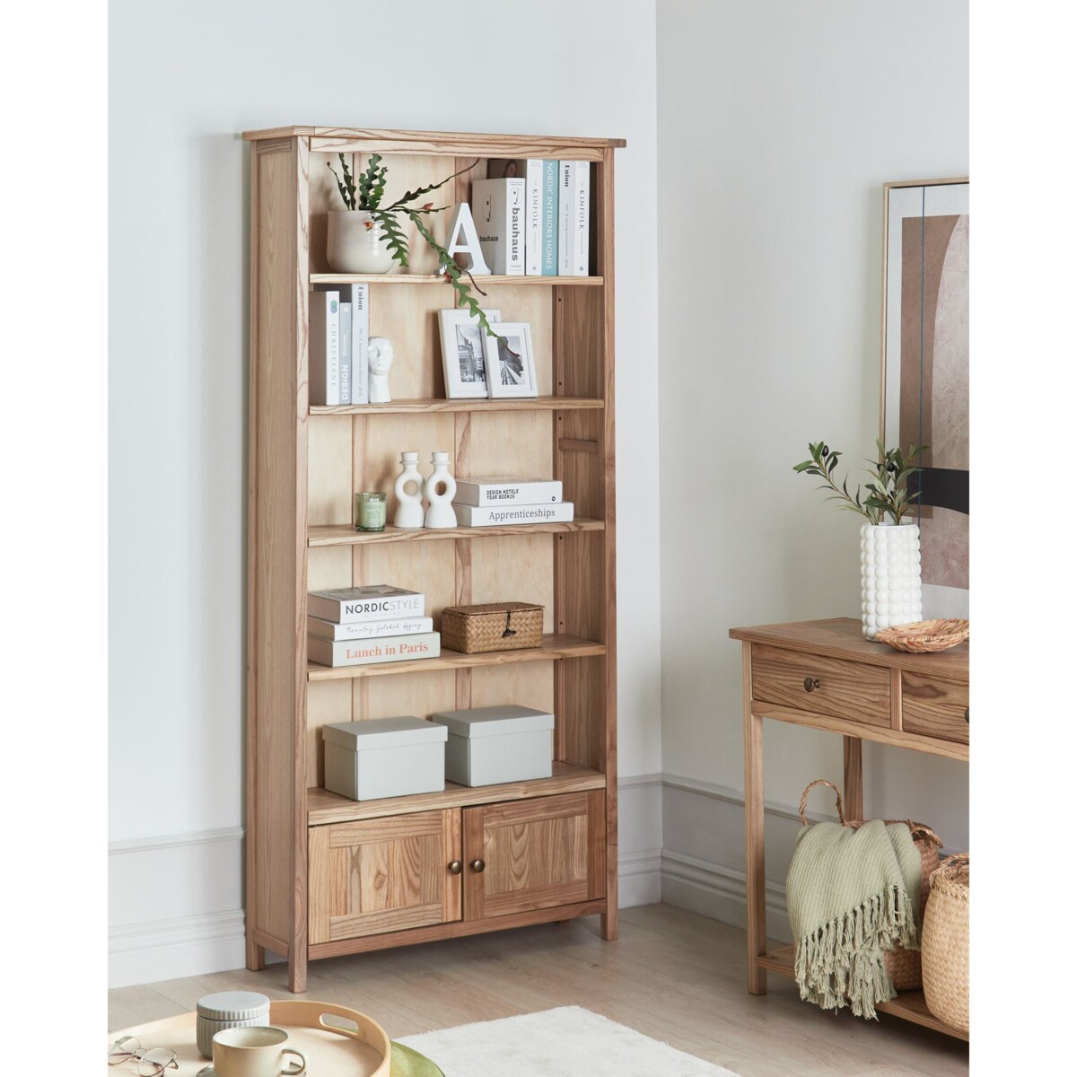 Regał Drewno Jasne drewno SALTON