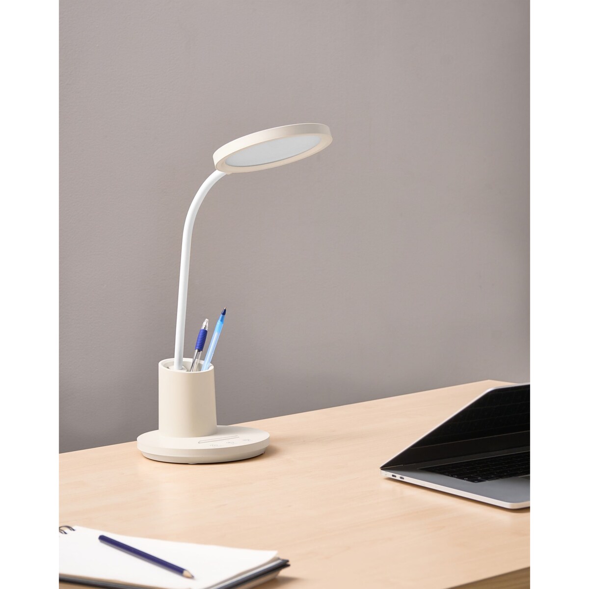 Lampa biurkowa LED VELA Ze ściemniaczem Jasnobeżowy