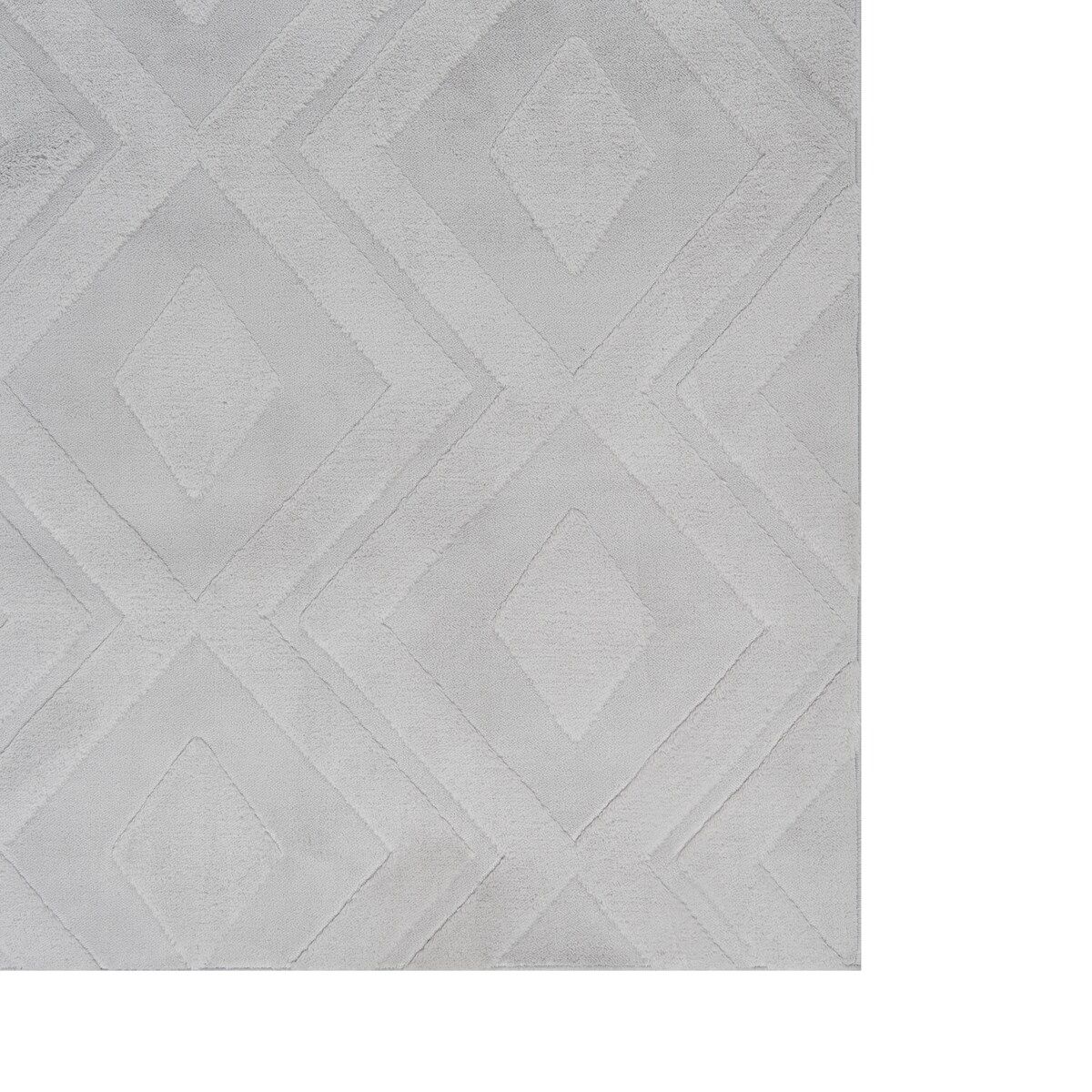 Dywan KEVIREL Szary 80 x 300 cm