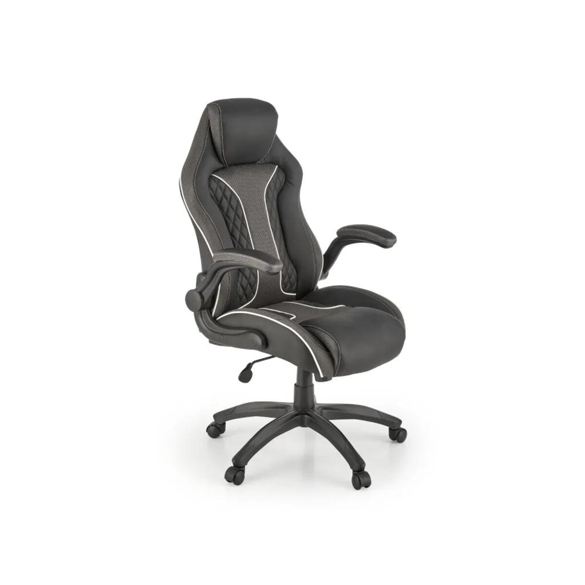 Fotel biurowy HAMLET czarny/szary