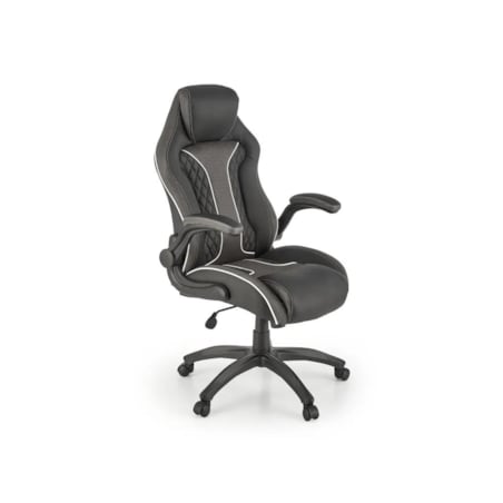 Fotel biurowy HAMLET czarny/szary