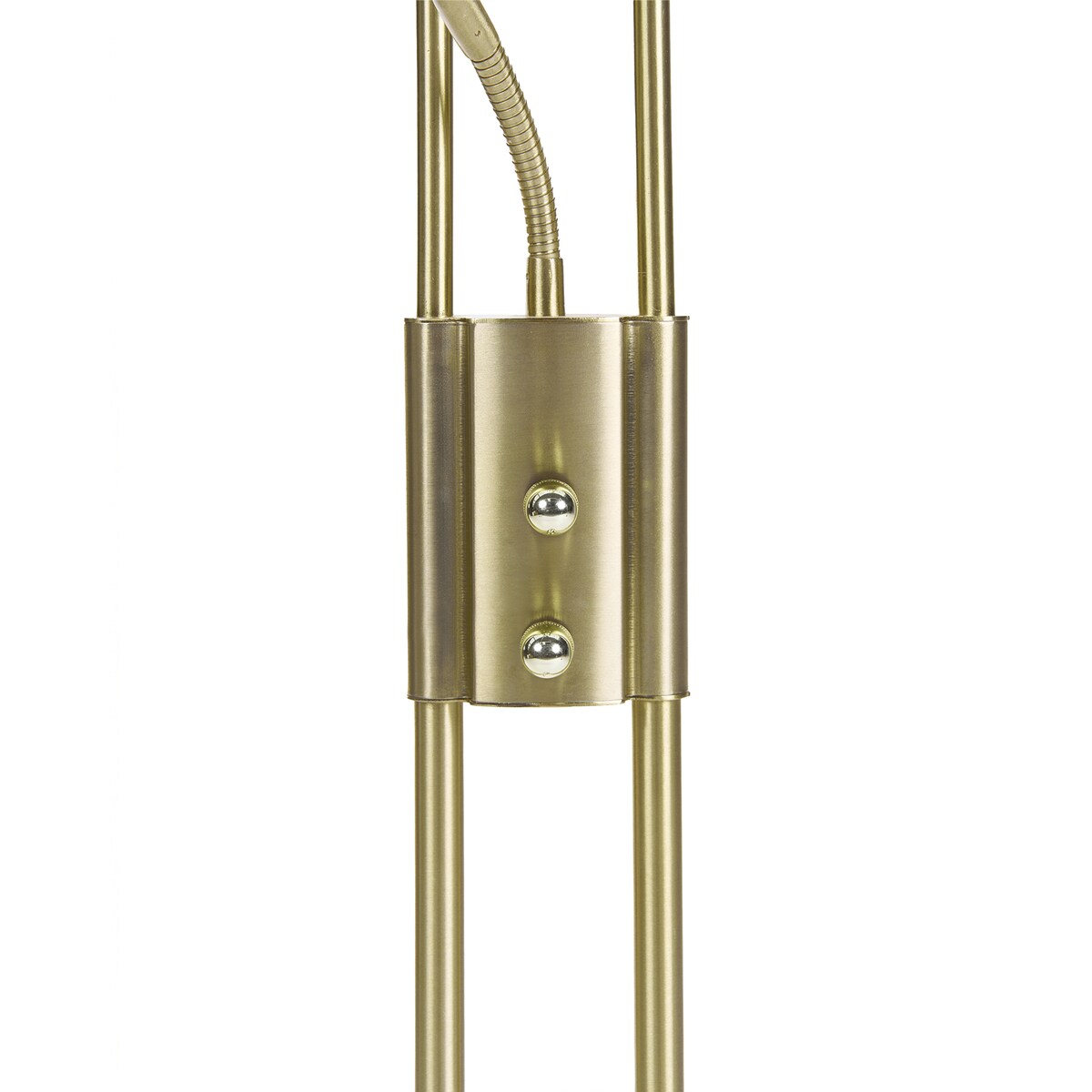 Lampa podłogowa LED KENNET  Ze ściemniaczem Metal Mosiężny