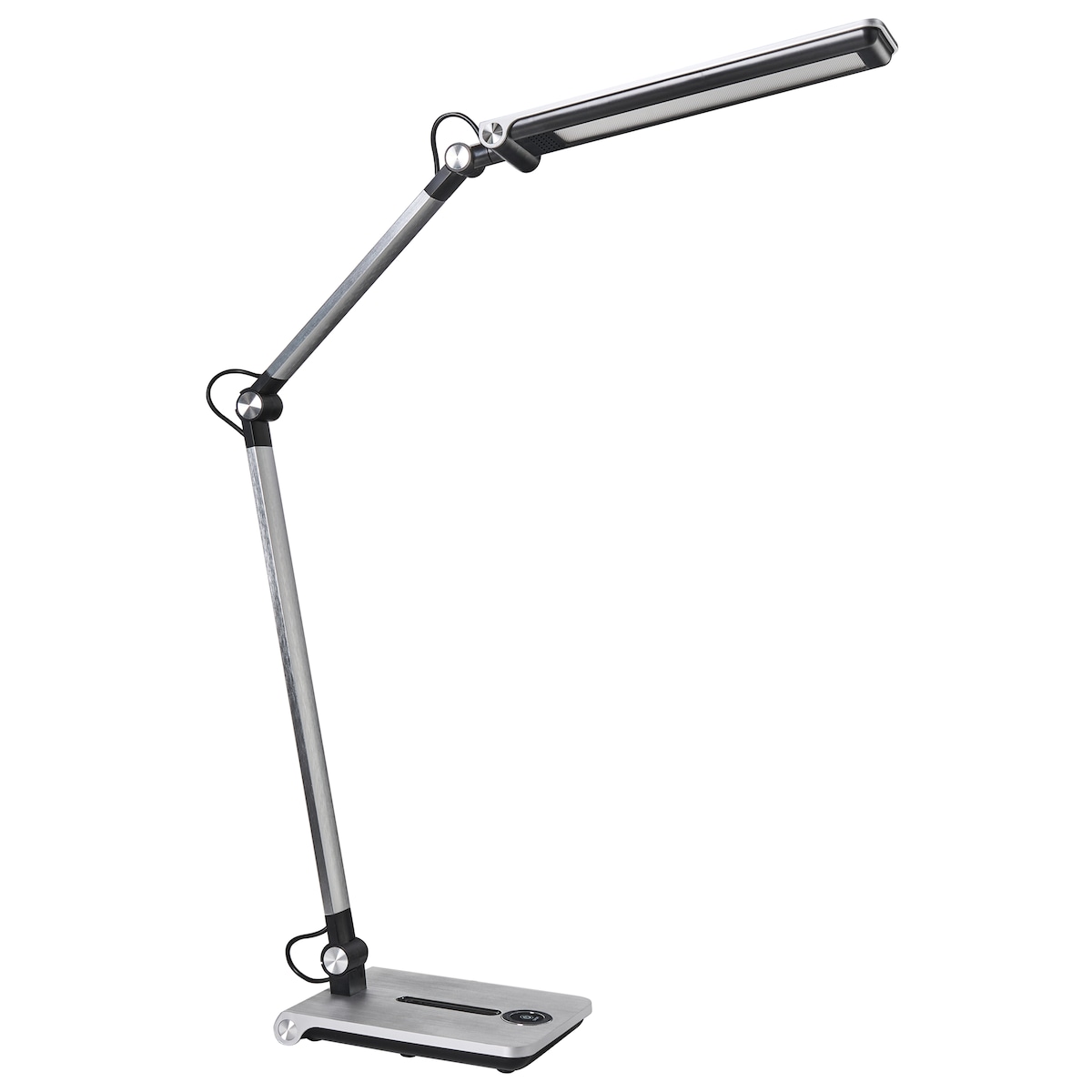 Lampa biurkowa LED AQUILA Ze ściemniaczem Srebrny
