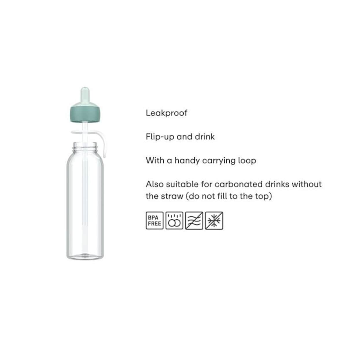 Butelka flip-up Campus 500 ml Cool Pink 107452074100