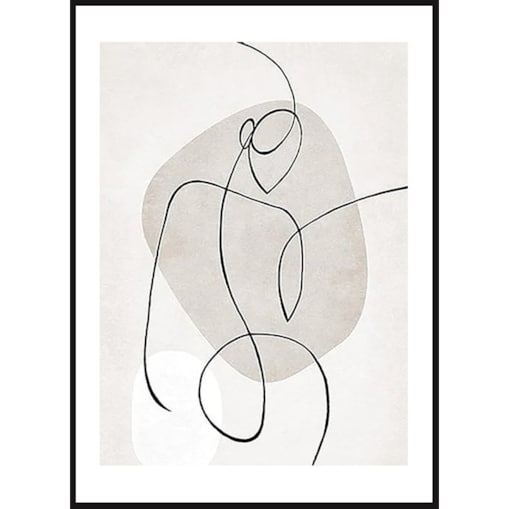 Poster Story, Plakat, Obraz - Kontury Kobiety No1, wymiary 42 x 60 cm