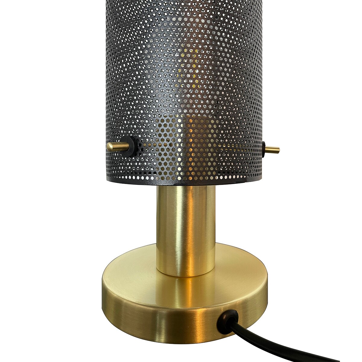 Lampka nocna tuba Tirana LP-945/1T BK Light Prestige glamour czarna