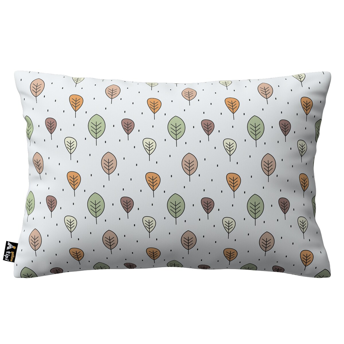 Poszewka Milly prostokątna 60x40 ecru-brązowy