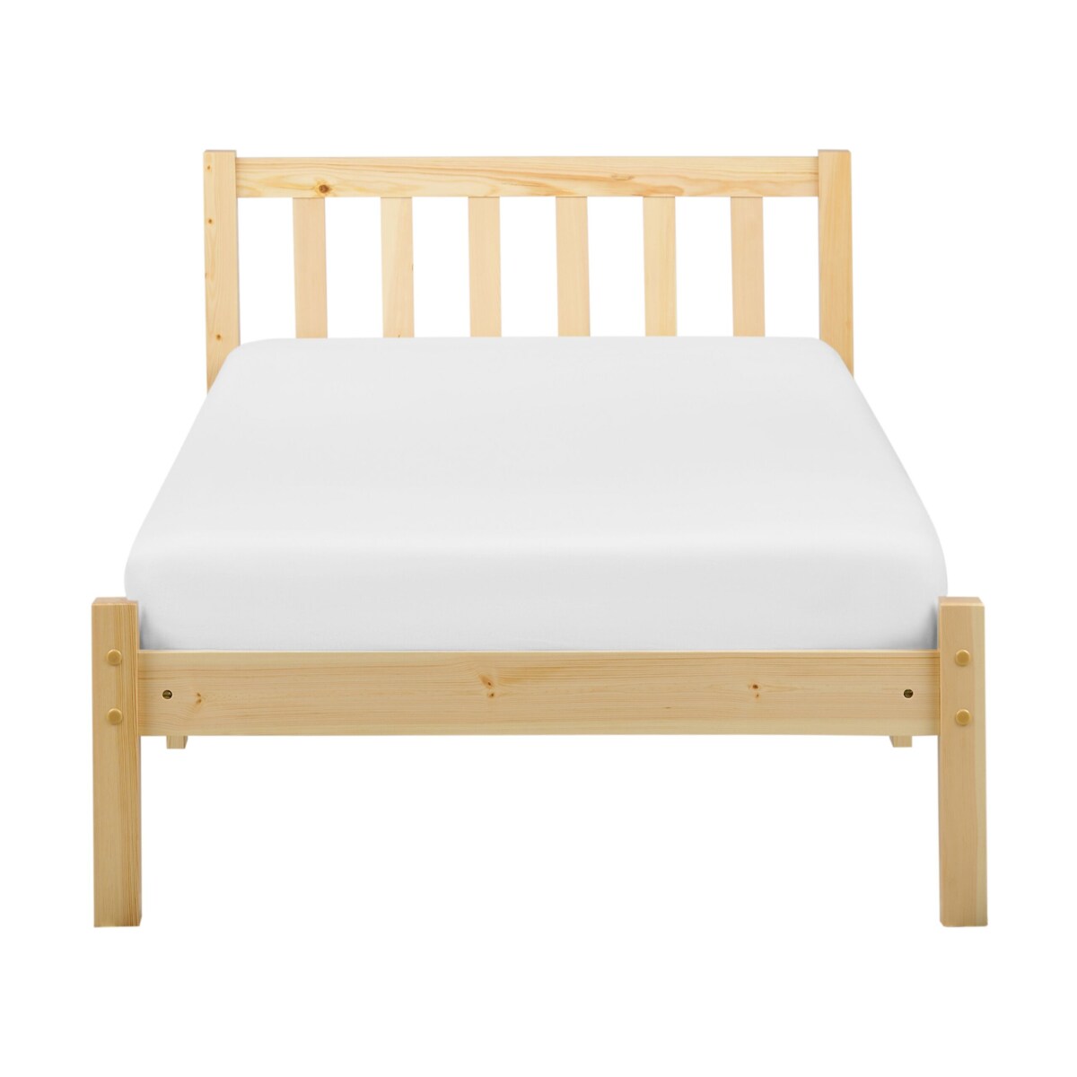 Łóżko drewniane 90 x 200 cm jasne FLORAC