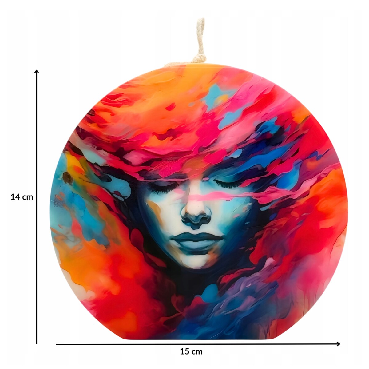 Świeczka Sojowa Prezent dla Żony Teściowej Świeca Ozdobna Bezzapachowa