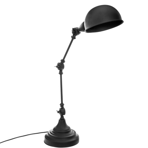 Lampka na biurko BASALT, metalowa, 55 cm