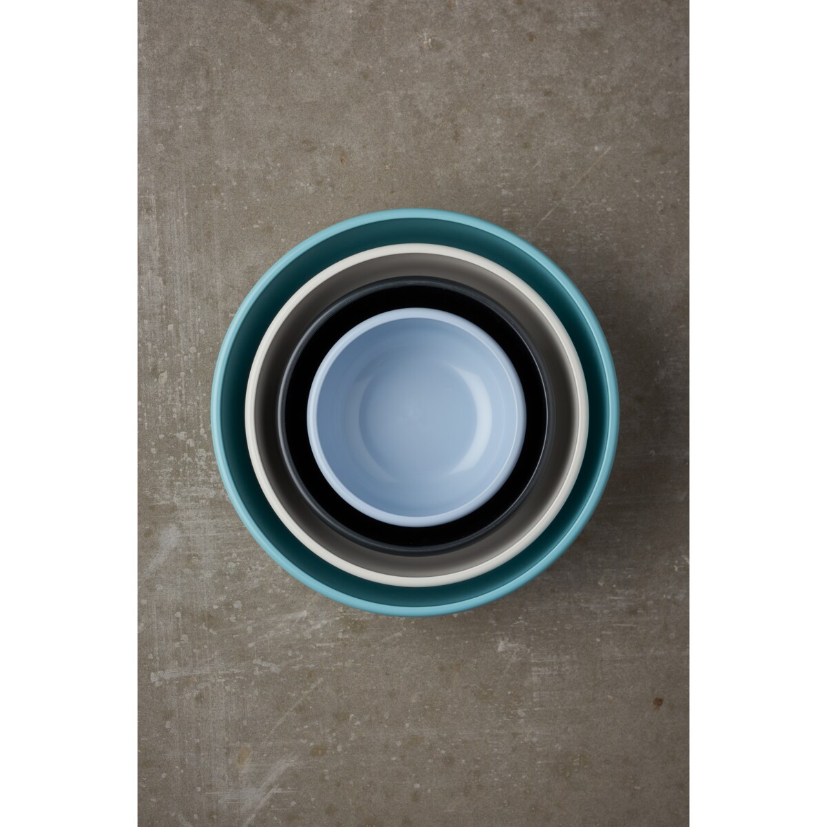 Zestaw 3 misek Cirqula okrągła 500 1000 2000 Nordic Black 106231041100