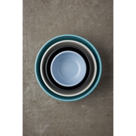 Zestaw 3 misek Cirqula okrągła 500 1000 2000 Nordic Black 106231041100