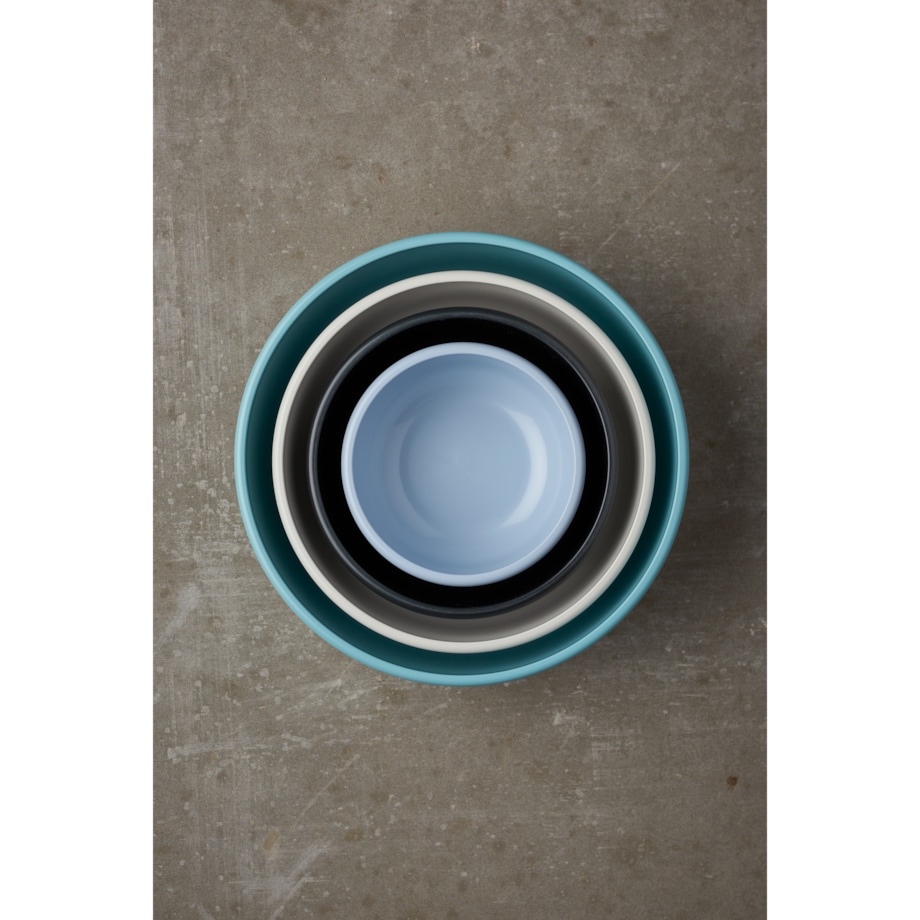 Zestaw 3 misek Cirqula okrągła 500 1000 2000 Nordic Black 106231041100