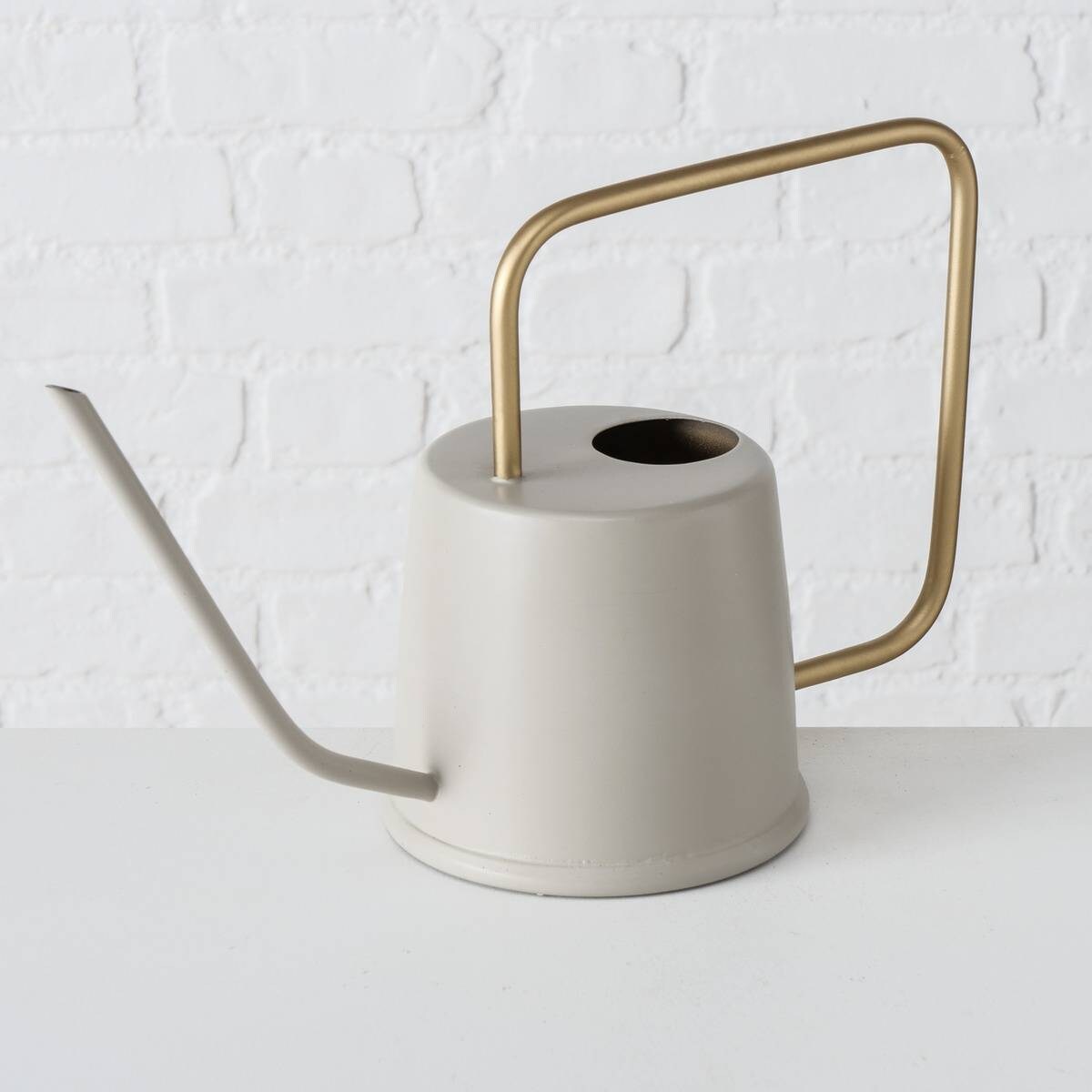 Metalowa konewka Jaryn, emaliowana, 23 cm