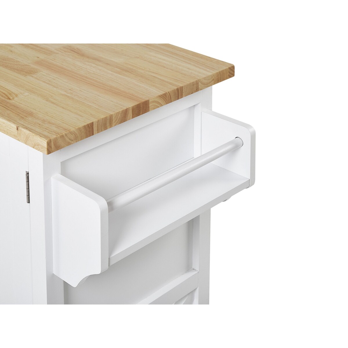 Wózek kuchenny dwudrzwiowy biały MELE