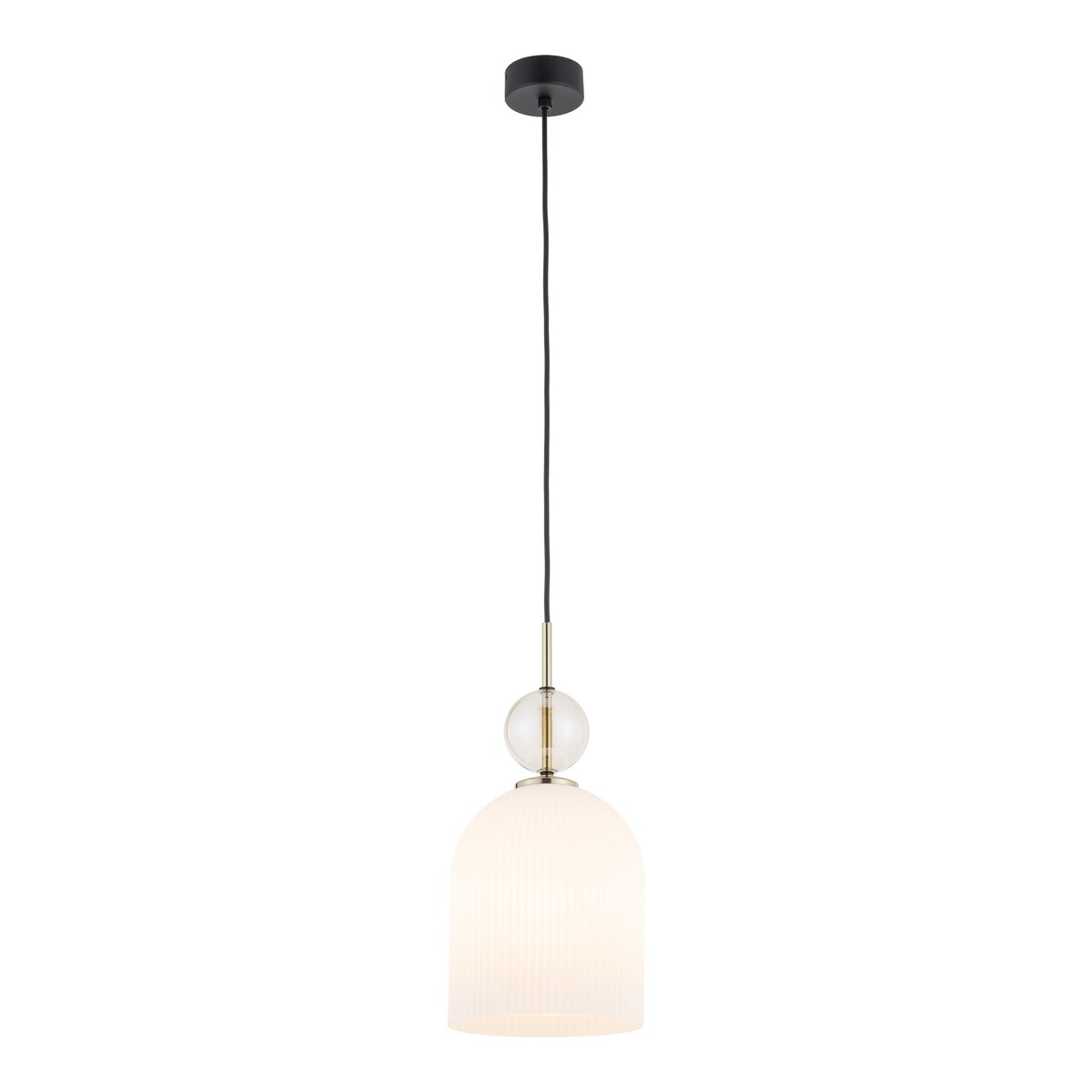 Lampa Wisząca Tk Lighting Sophia Big E27 Biały Klosz Koniakowa Kulka E27