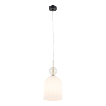 Lampa Wisząca Tk Lighting Sophia Big E27 Biały Klosz Koniakowa Kulka E27