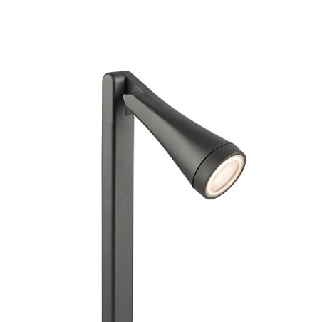 Zewnętrzna lampa stojąca Ottawa 9563 grafitowy słupek na taras, Nowodvorski