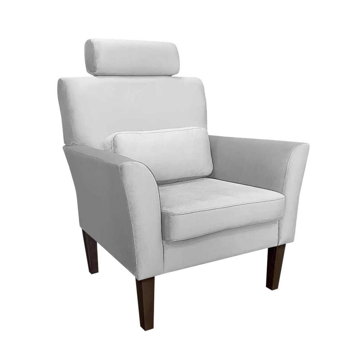 Fotel PIRO MG VELVET jasnoszary