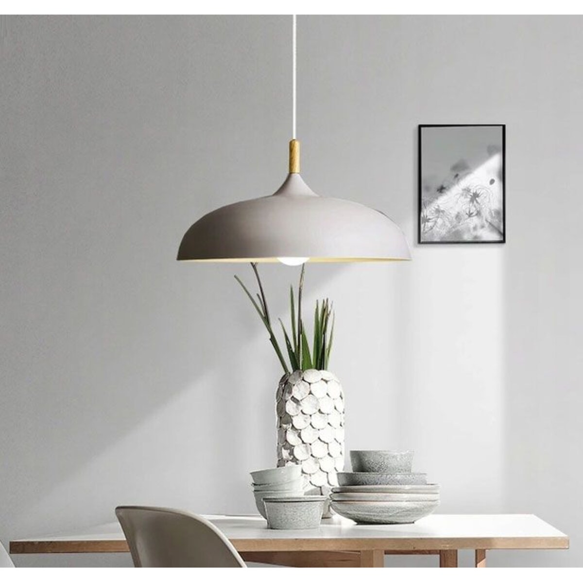 Lampa Sufitowa Wisząca App180-1Cp Anzo Biały, Metal