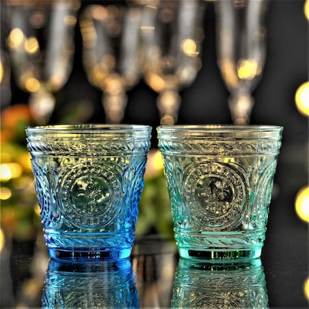 VILLA ITALIA Szklanka różowa 250 ml FREEZE