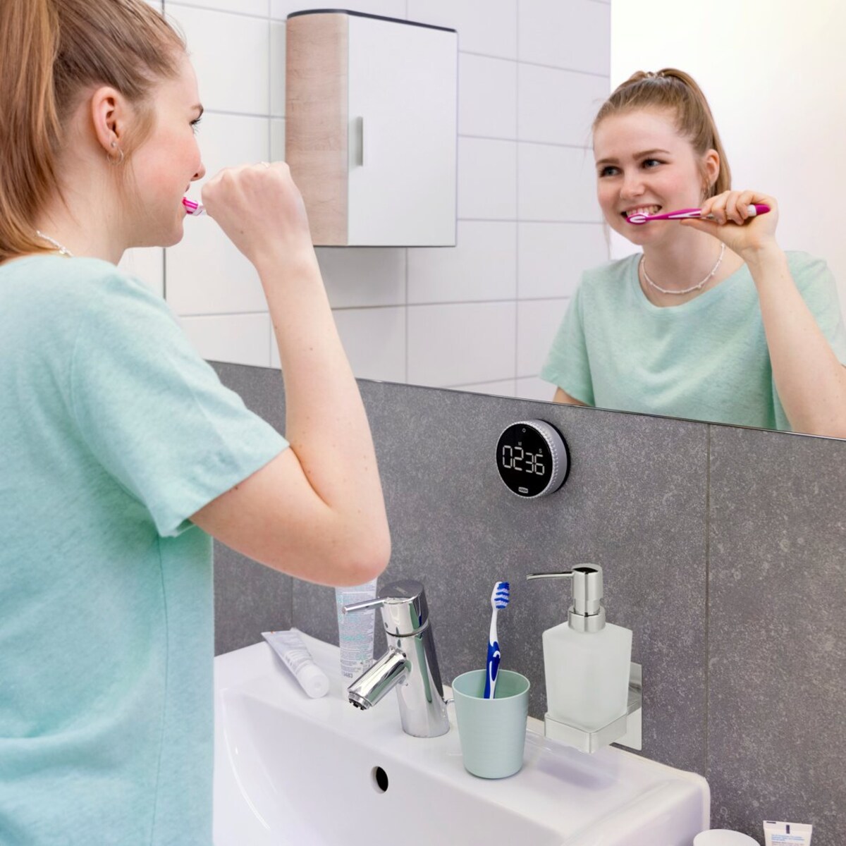 XAVAX minutnik timer zegar cyfrowy z funkcją mierzenia czasu dotykowy