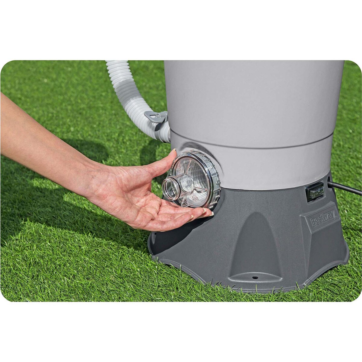 Pompa piaskowa do basenu filtr Bestway 3596 l/h + kulki filtracyjne