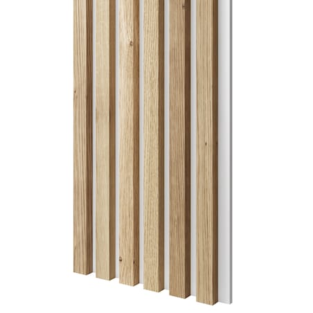 LAMELE SLIM NA PŁYCIE MDF - FORNIR DĘBOWY