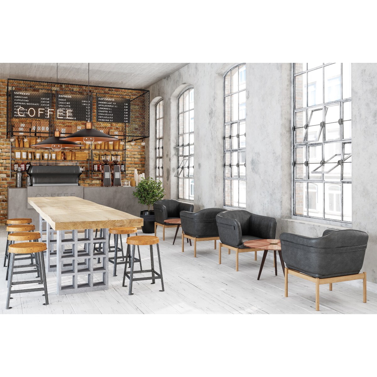 Lampa sufitowa 6444 GARRET M Czekoladowy Nowodvorski