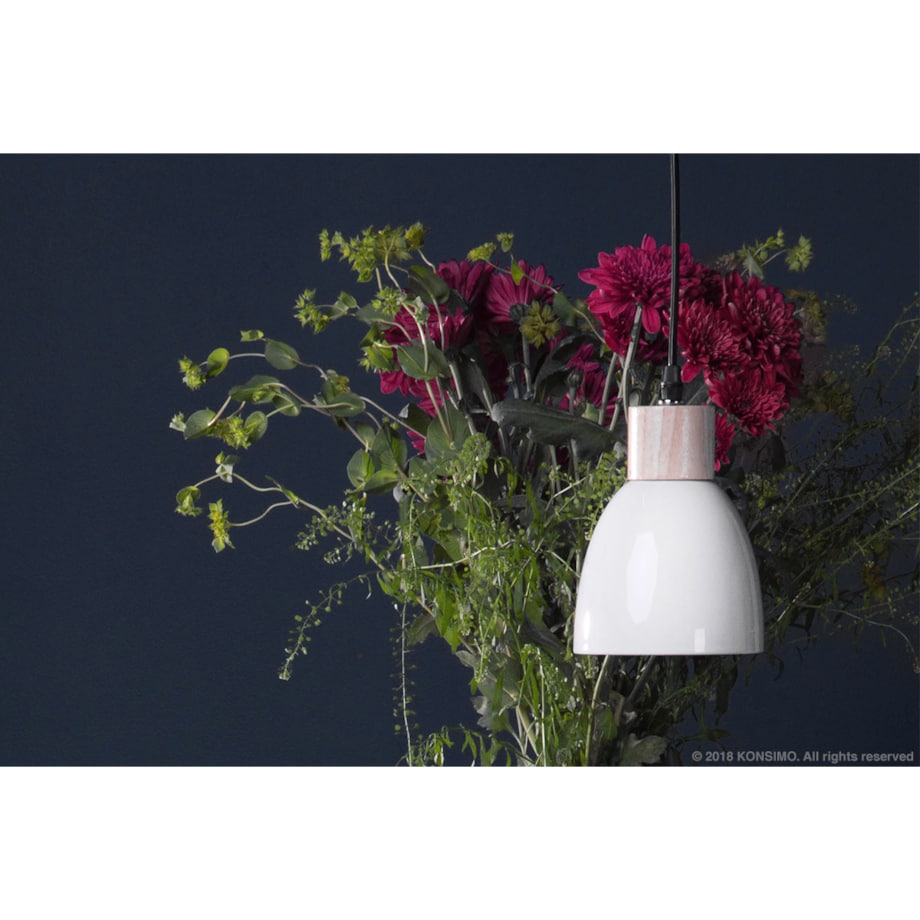 Konsimo KARI Zestaw lamp wiszących 3 szt., biały