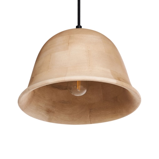 Lampa wisząca GOIKA Drewno mango Jasnobrązowy