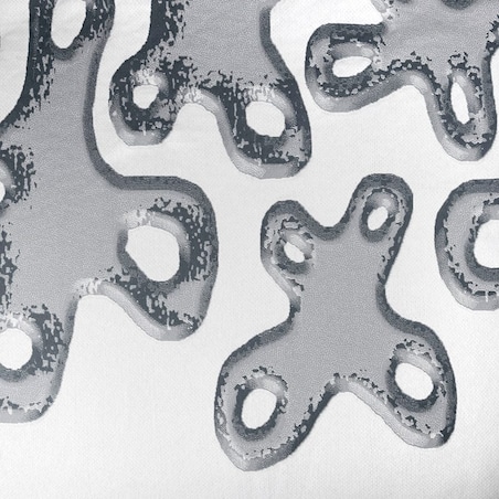 Narzuta na łóżko 200x220 cm szara