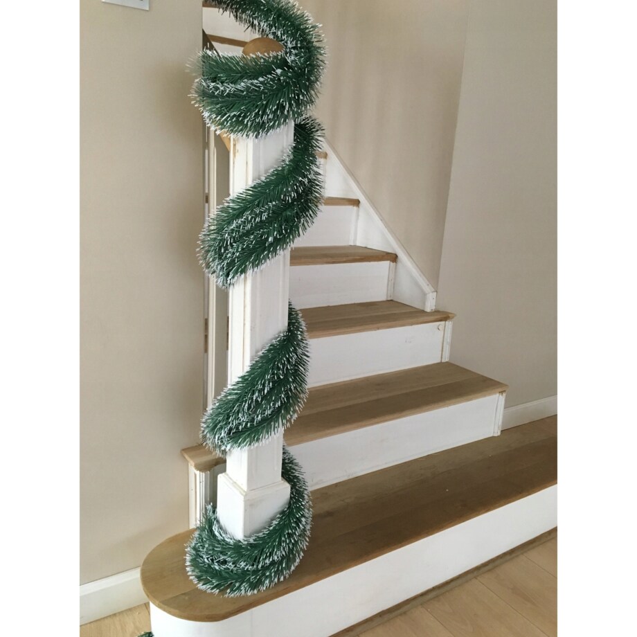 GIRLANDA 4,5 m Z BŁYSZCZĄCEJ FOLII połysk DEKORACJA NA SCHODY DOM WNĘTRZA