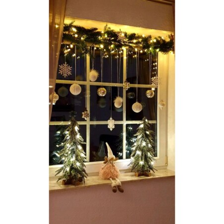 10x GIRLANDA SZTUCZNA ZIELONA CHOINKOWA ŚWIĄTECZNA