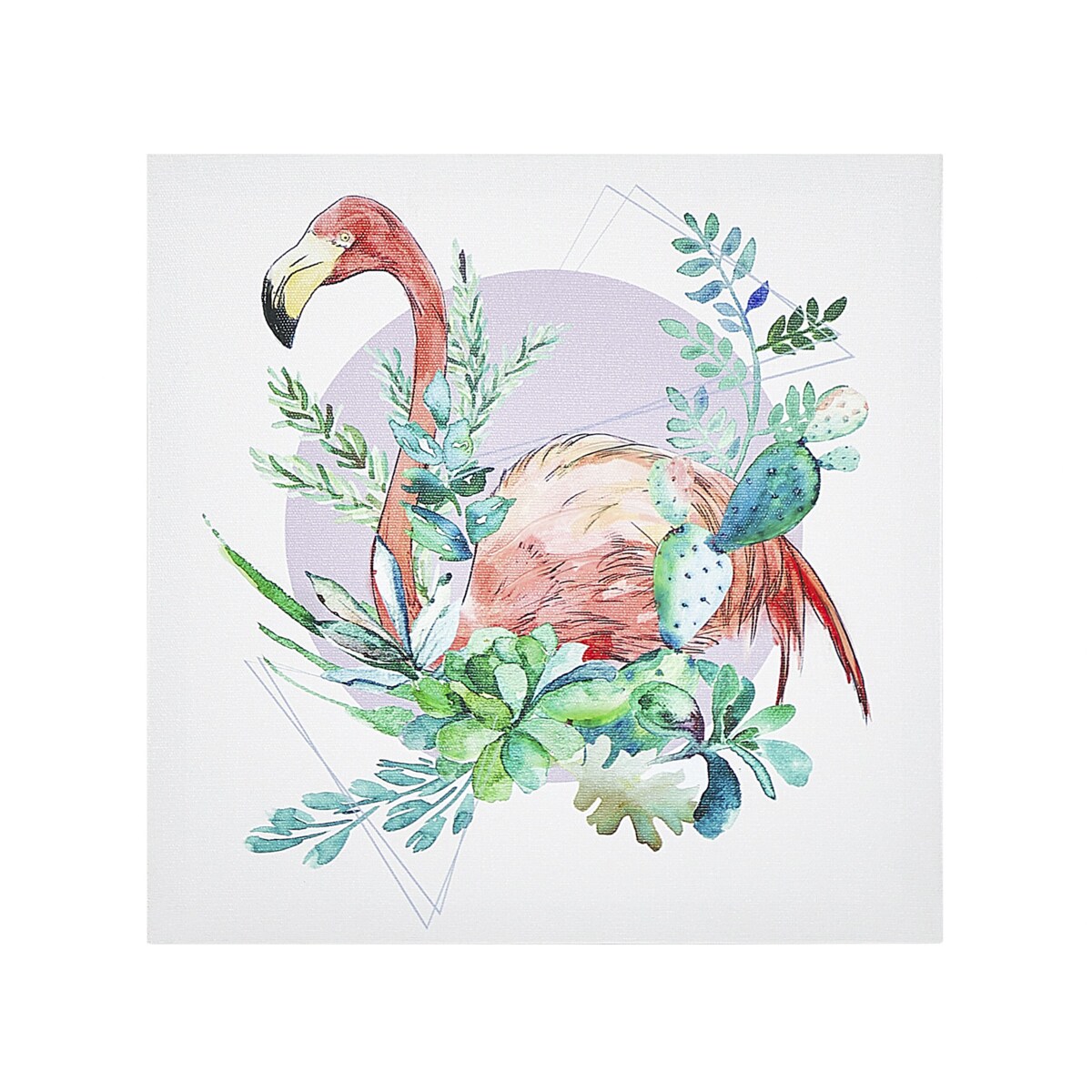 Zestaw 3 obrazów na płótnie zwierzęta 30 x 30 cm kolorowy MENAKA