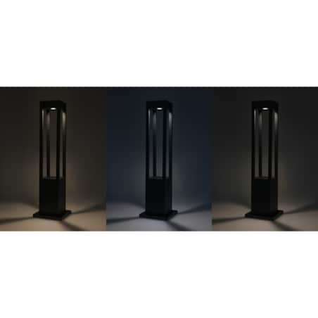 Lampka Słupek Ogrodowa 20 Led Solarna 60Cm Stojąca Na Pilot 3 Tryby Światła