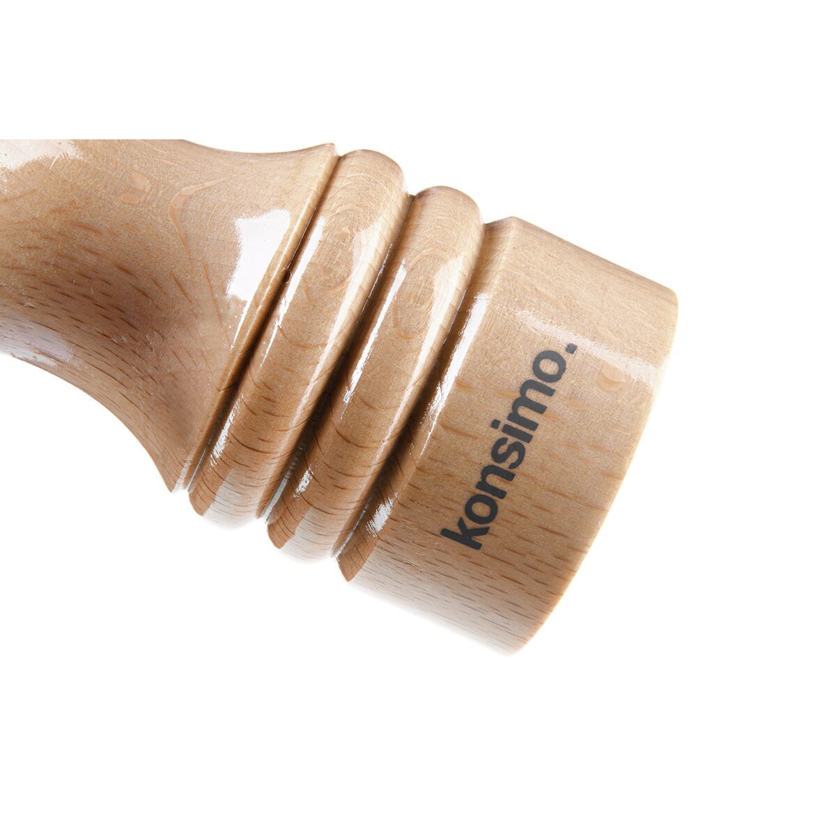 Konsimo MILOS Zestaw młynków 12 cm, 2 szt. buk, buk