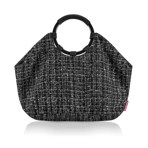 Torba LOOPBAG HOBO, bouclé black