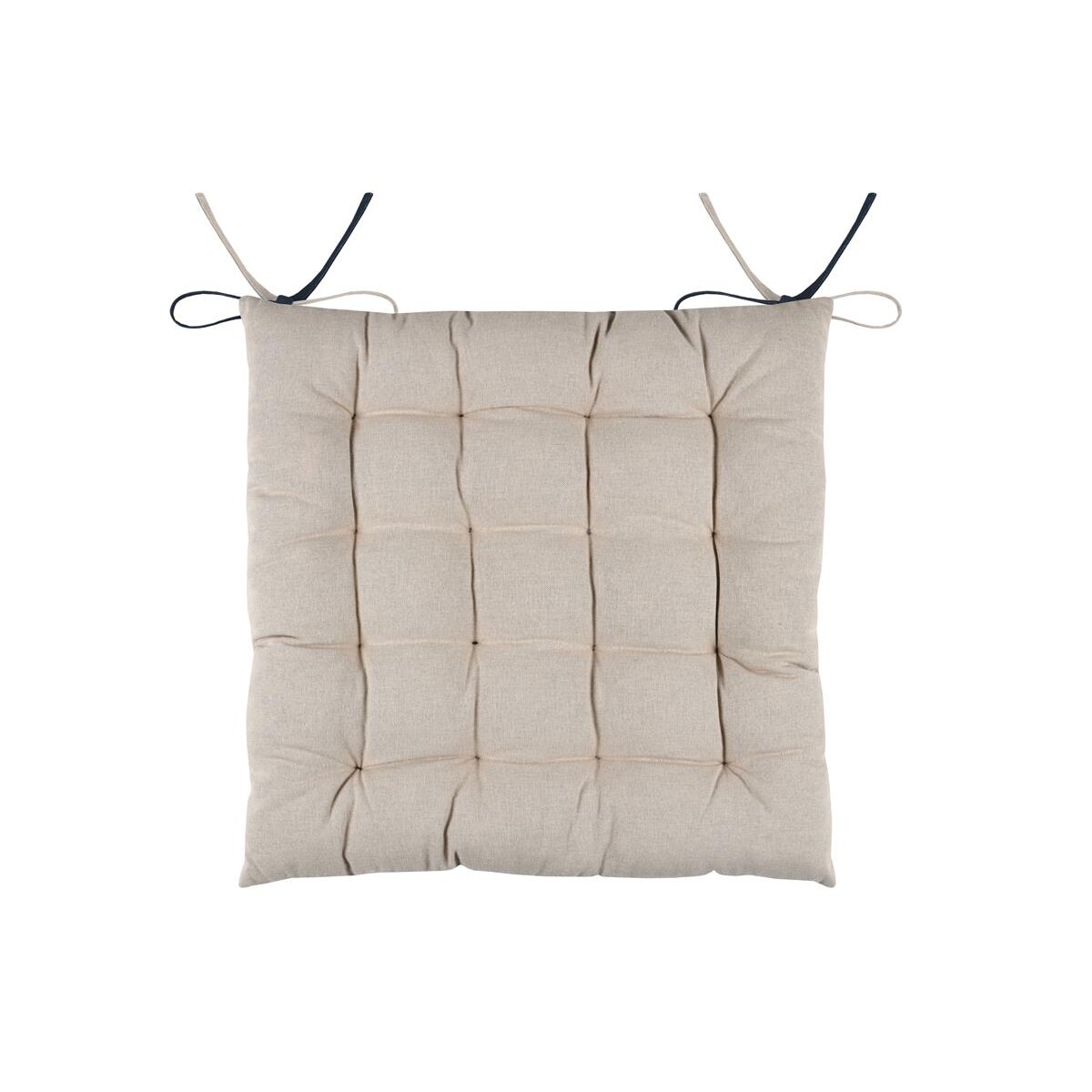 Poduszka na krzesło wiązana DUO, 100% bawełny, 40 x 40 cm